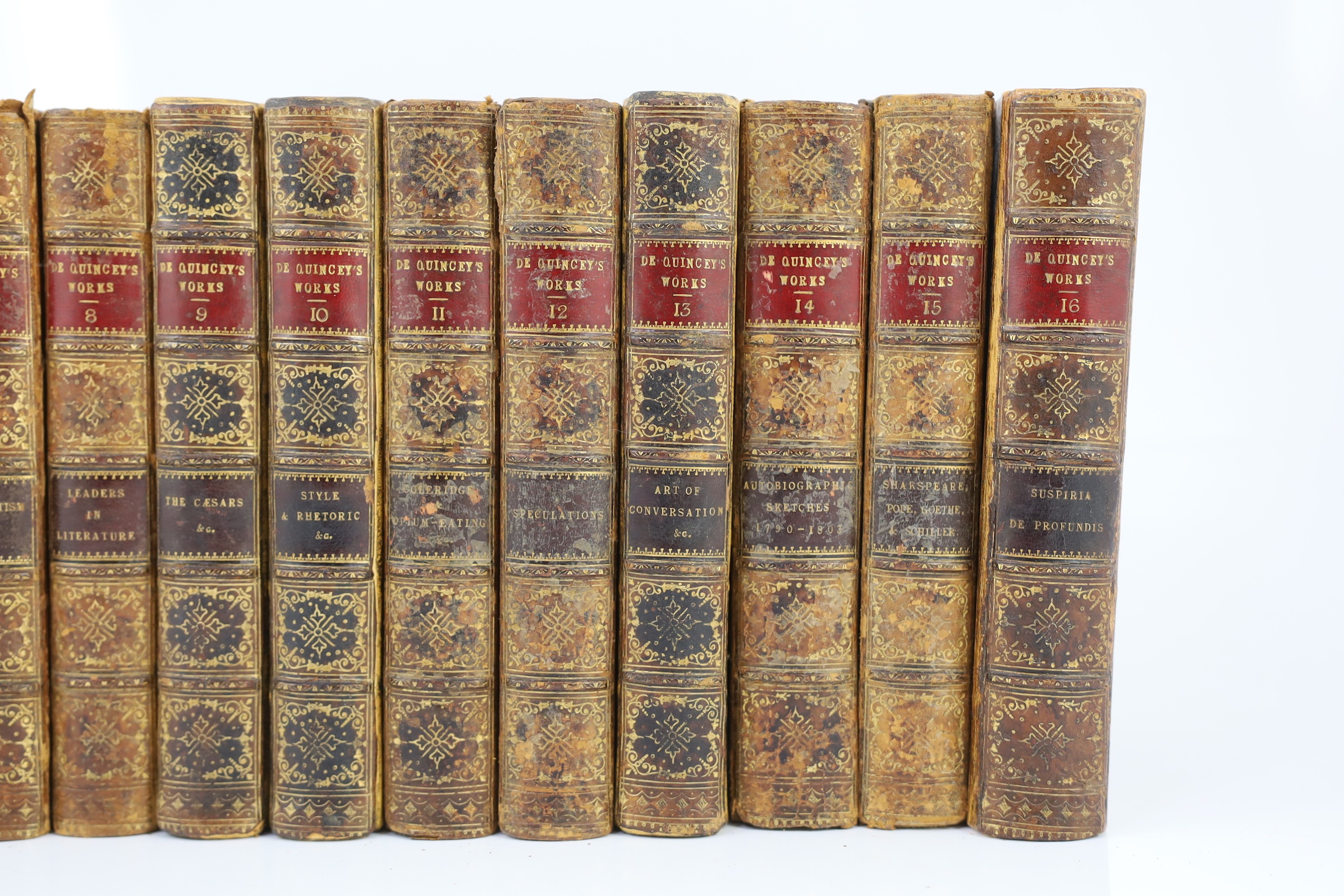 De Quincy works (17 vols)